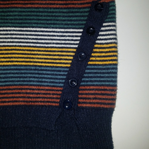 Boxy striped super soft sweater. Worn ONCE *SALE* - Picture 3 of 4